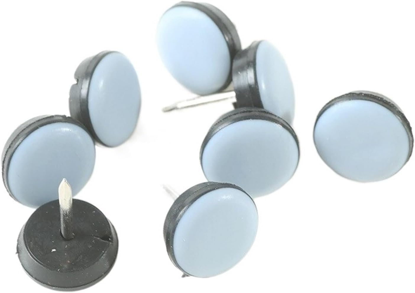 8-24 Pcs/Lot 16-38mm Protection Furniture Sliding Pad Nail Style, Sofa, Chair, Foot Convenient to Move, Table Corner Crash Floor (Color : 16mm-24 Pcs)