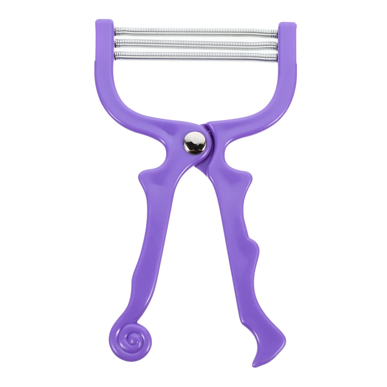 IWOWHERO 2pcs Abs Stainless Steel Hair Epilator Facial Hair Remover Easy to Use Threader Tool Random