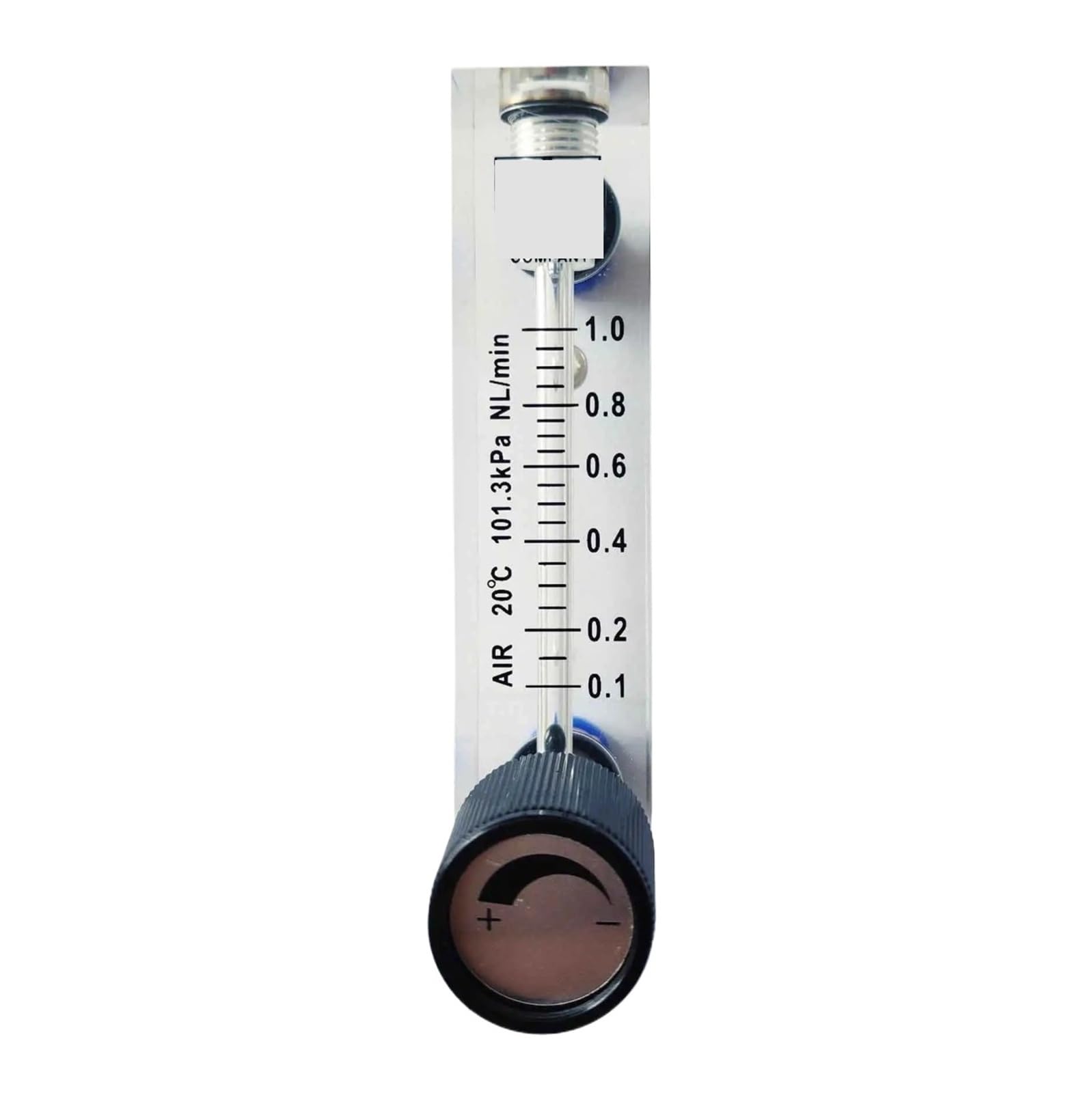Débitmètre acrylique LZM-4T de précision avec base de vanne réglage - 4