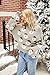 LUBOT Ugly Christmas Sweaters for Women Soft Acrylic Blend Cute Fuzzy Funny Wintertime Holiday Parties Knitted Pullover Santa Gray M