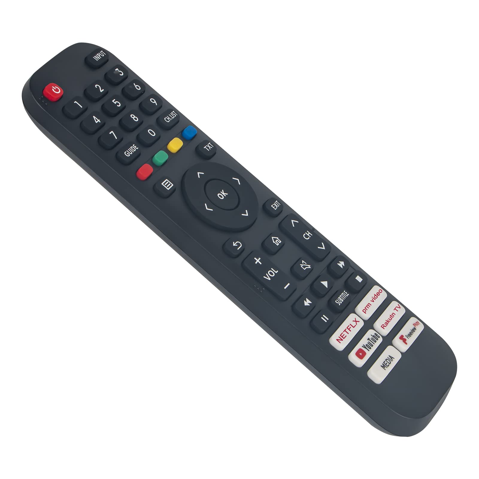 Telecomando Sostitutivo AULCMEET Per TV Hisense VIDAA (Modelli 2020/2021) – Infrarossi
