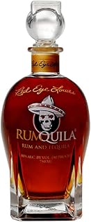 Rumquila Spiced Rum Tequila Blend - Premium Tequila and Dark Rum Blend - 40% ABV - Hand Crafted Spirits 80% Proof - Spice Rum & Tequila Flavours - 70cl Bottle - Red Eye Louies, RUMQ002