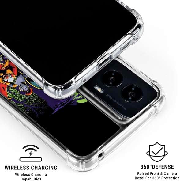 Skinit Clear Phone Case Compatible with Moto G Power 5G (2024) - Officially Licensed Scooby Doo vs Monsters Design