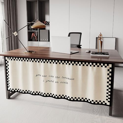 Peakjune FaldóN De Escritorio Autoadhesivo,Cortina Opaca Plegable De AcordeóN,Cortina De Gabinete De Zapatos,Bloquea La Luz Es Impermeable,para Estantes De Cocina Y Oficina