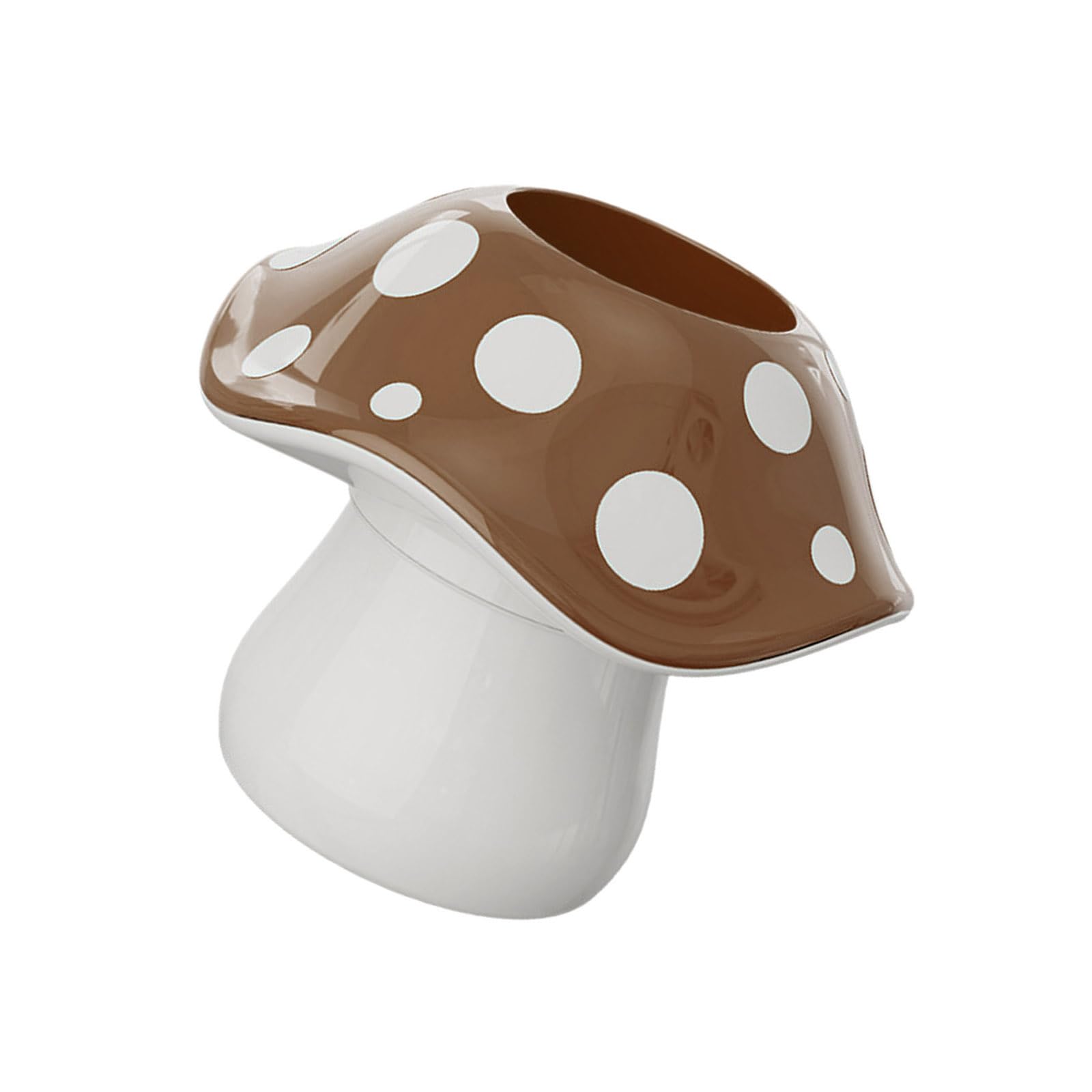 Shurhome Whimsical Mushroom Pen Pencil Organizers Multi Use Desktop Container for Stationery Cosmetics Decors Desk Organizers