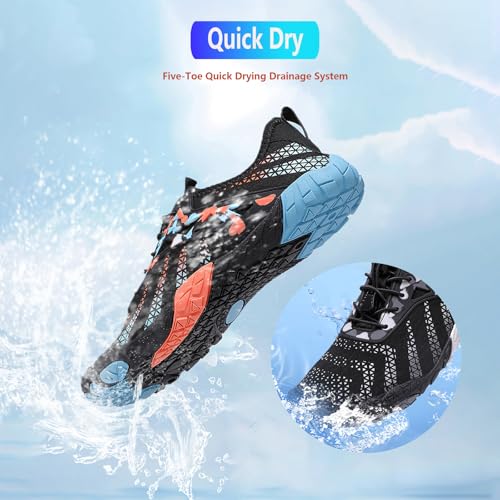 Image of Hike Barefoot Shoes Women Men Pro Water Footwear Wide Toe Box Non-Slip Unisex Athletic Outdoor Running Shoes
