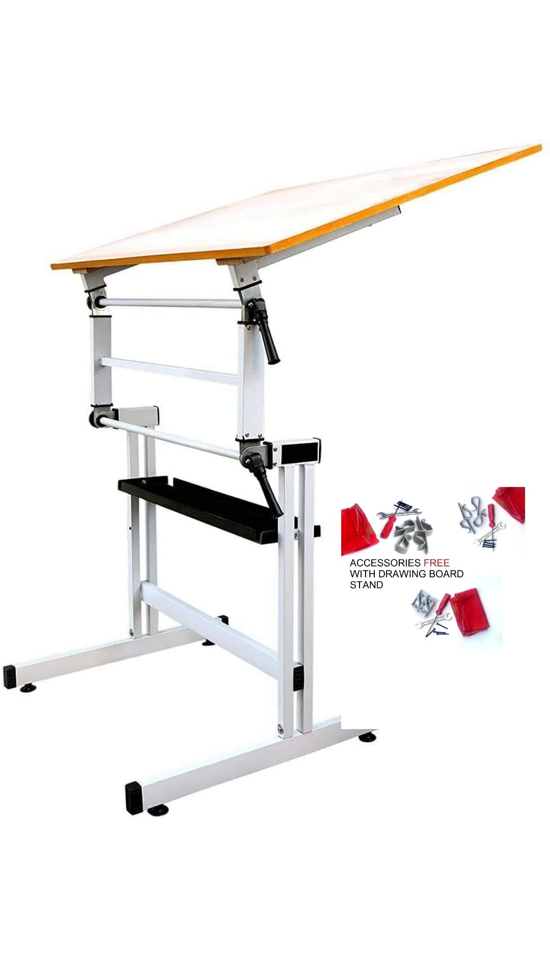 Buy Cyber Instruments Multipurpose Wooden Drawing Board with Stand