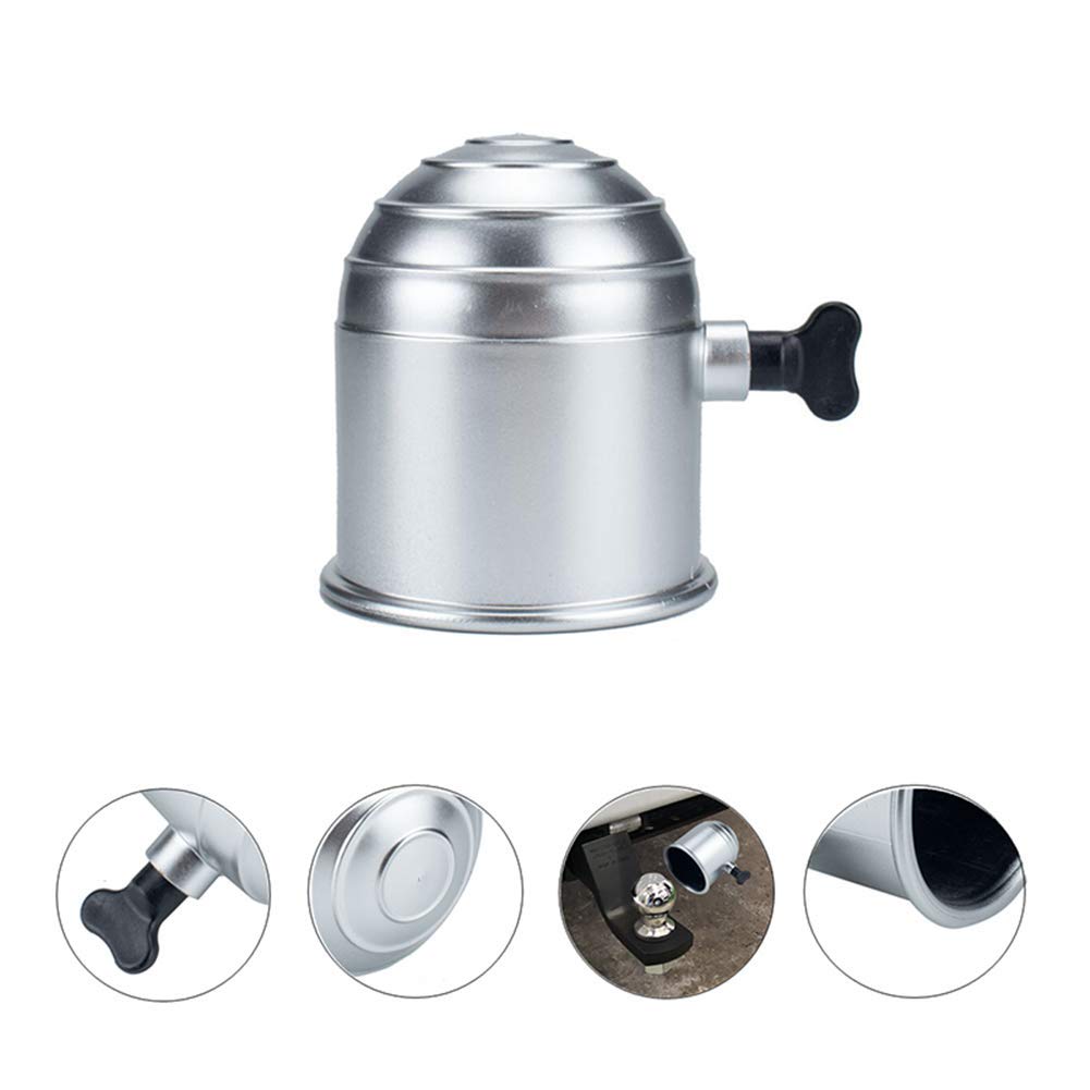 Tappo Di Protezione Per Gancio Di Traino - Diametro 50 Mm, Plastica ABS | Per Auto, Camper, Rimorchi, Nero - Foto 6