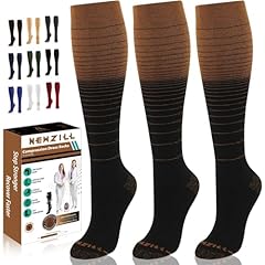 [3-pairs] Copper Vintage Stripes