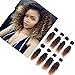 Produktbild 8 Zoll 1B 30 Eunice Brazilian Human Hair Kinky Curly 8 Bündel Brasilianische Menschliche Haare Menschen Hair Extensions Menschliche Haar Webart Bundles Ombre Brown Color (8 zoll(jerry curly), 1B 30)