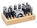 26 Piece Dapping Doming Punch Block Set 2.3 mm to 25 mm Jewelry Making Metal Forming Tool Kit
