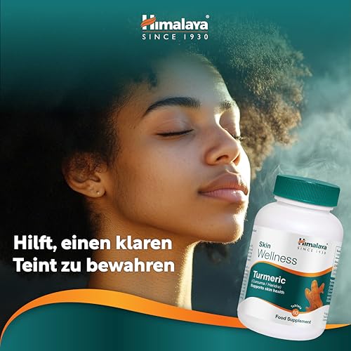 Himalaya Skin Wellness Kurkuma Tabletten x 60 (30-Tage-Vorrat) – Natürliche Kurkuma-Nahrungsergänzung für strahlende Hautgesundheit… – Ansicht 5