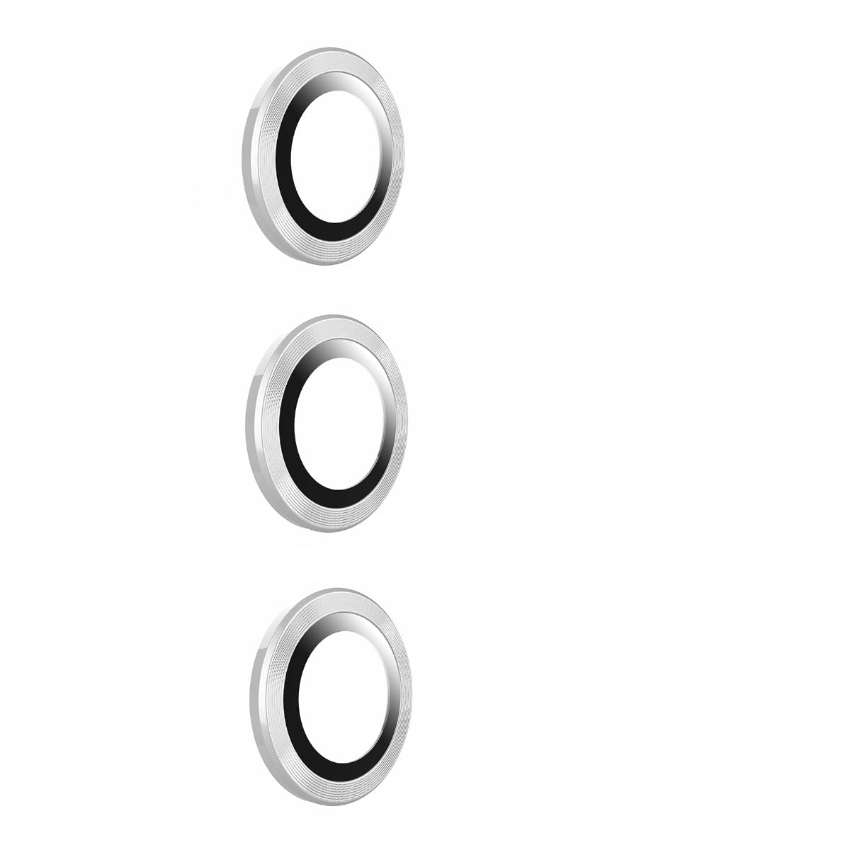 Zore Galaxy ile uyumlu S23 FE Kamera Lens Koruyucu Cam Filmi Gümüş