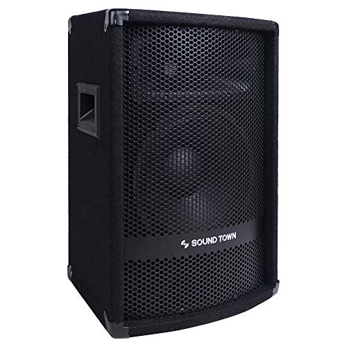 Sound Town 10' 400 Watts Passive DJ/PA Speakers with Compression Drivers for Live Sound, Karaoke...
