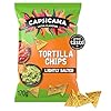 Capsicana Mexican Tortilla Chips 170g | Lightly Salted | Perfect For Nachos, Dipping, Snacking & More