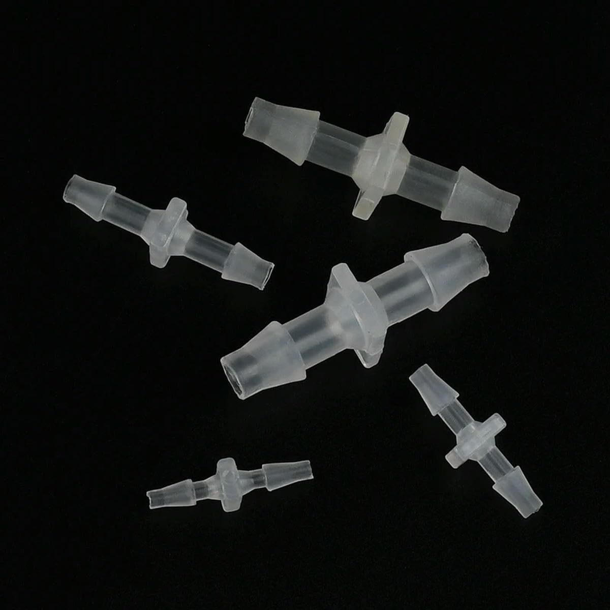 3-150 conectores rectos de plástico PP de 1,6 a 15,8 mm, accesorios de aireador de tanque de acuario, manguera de riego por goteo, juntas de igual diámetro, 150 unidades, 3,9 mm
