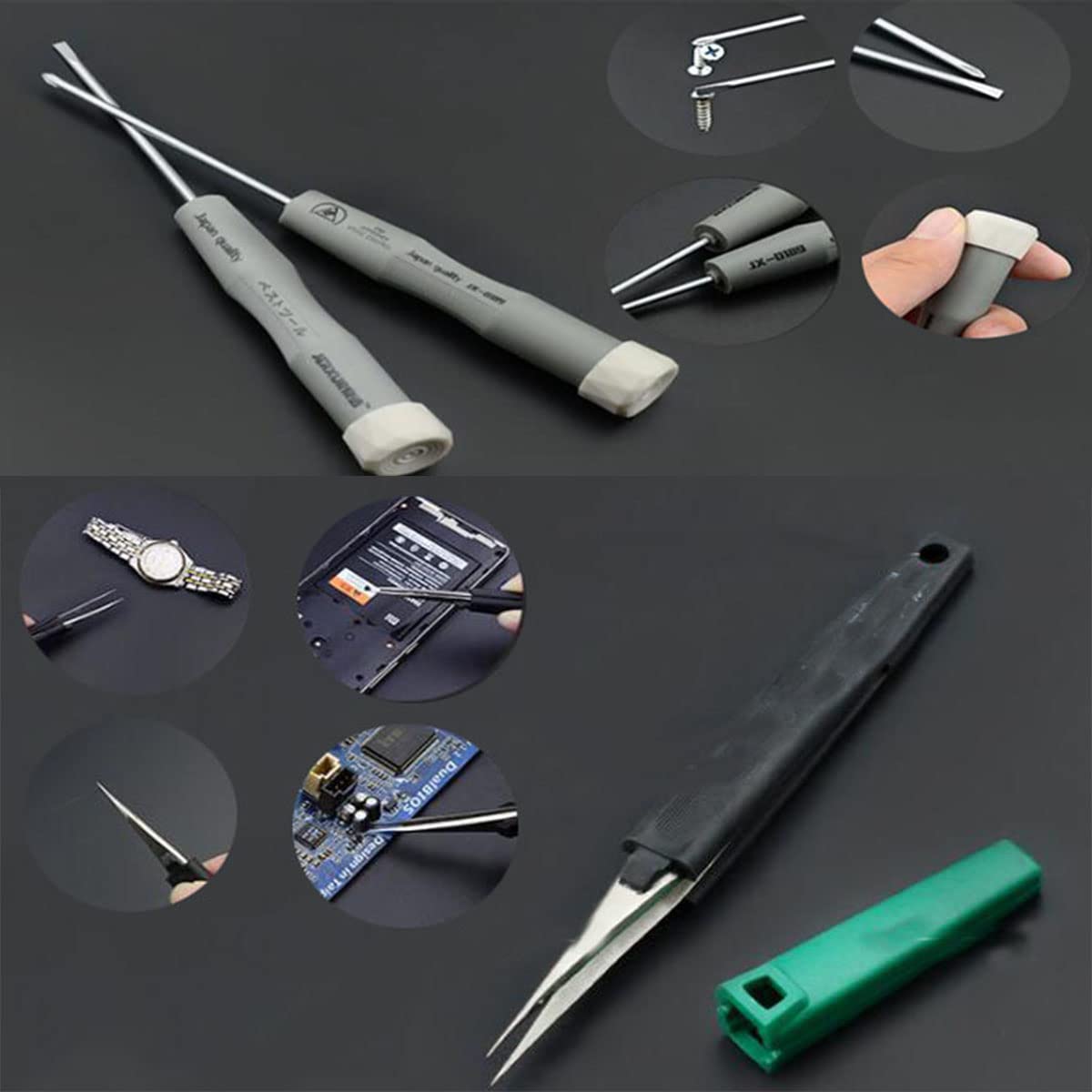 Kit per Saldatore, Strumento per Saldatura a Temperatura Regolabile da 60 W con Interruttore On-off, Kit Penna per Saldatore Portatile per Gioielli, Chitarre, Orologi, Cavi