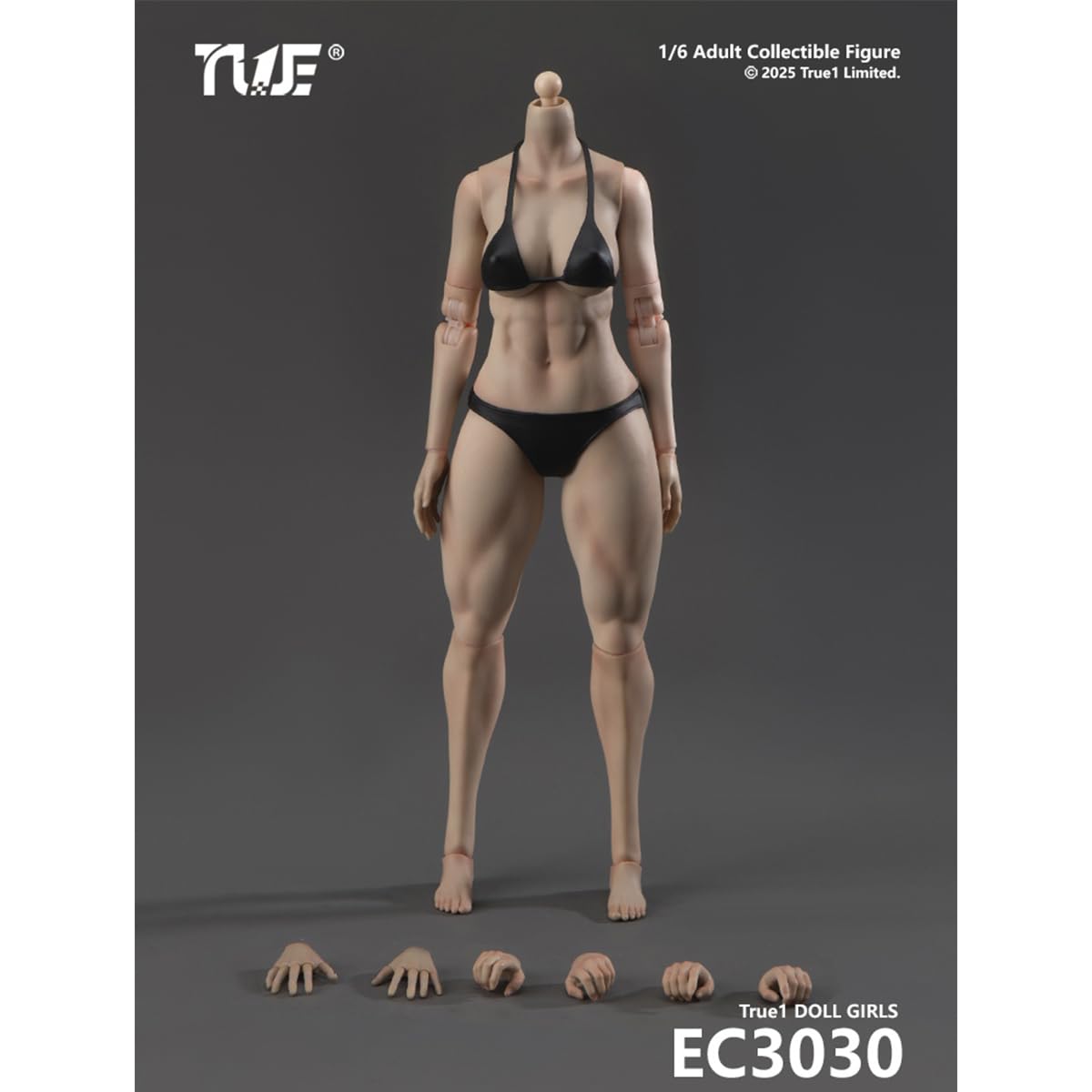 Amazon | HiPlay True1Toys 1/6 筋肉質レッグ 関節素体 女性 EC3030 大