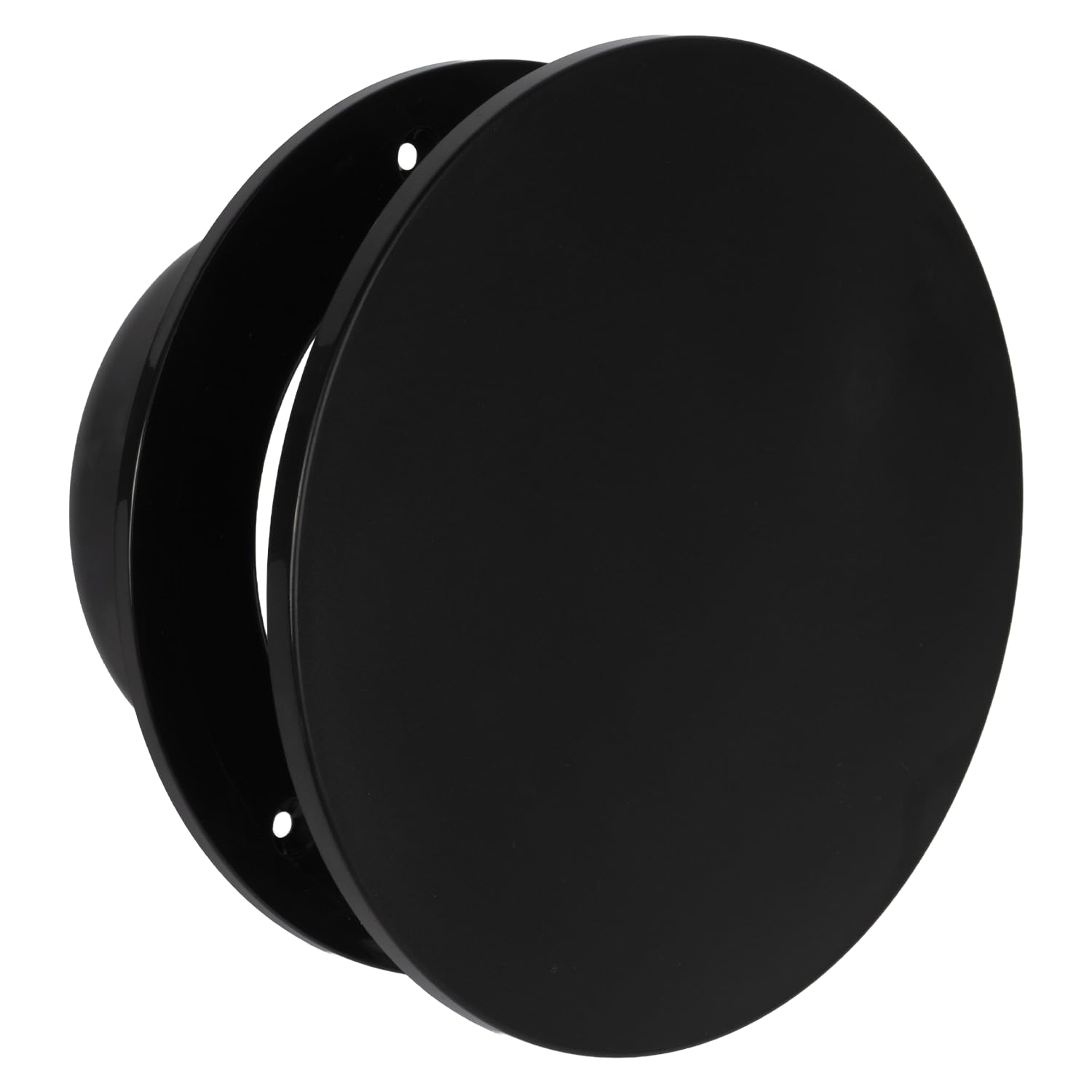 Vent Systems 100 mm / 4 Inch Circular Air Diffuser β Round Adjustable Air Vent for Exhaust, Intake, HVAC Ventilation β Black Plastic Bathroom, Kitchen, Shed Duct Vent Cover for Ceiling or Wall