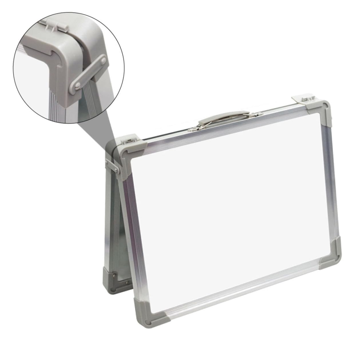 Lavagna Magnetica Bifacciale Pieghevole da Tavolo Bacheca Magnetica Lavagna Bianca Cancellabile a Secco Leggera Portatile per Appunti e Promemoria per Ufficio e Casa
