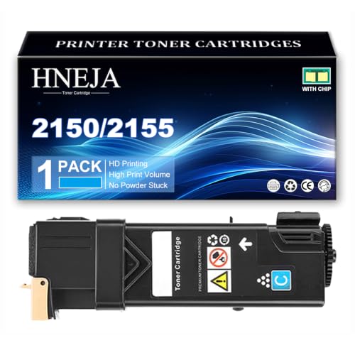Image of HNEJA 2150 / 2155 Toner Cartridge, Compatible 593-11040 593-11041 593-11033 593-11037 Toner Cartridges for Dell 2150cn 2150cdn 2155cn 2155cdn Printer,Cyan-1 Pack