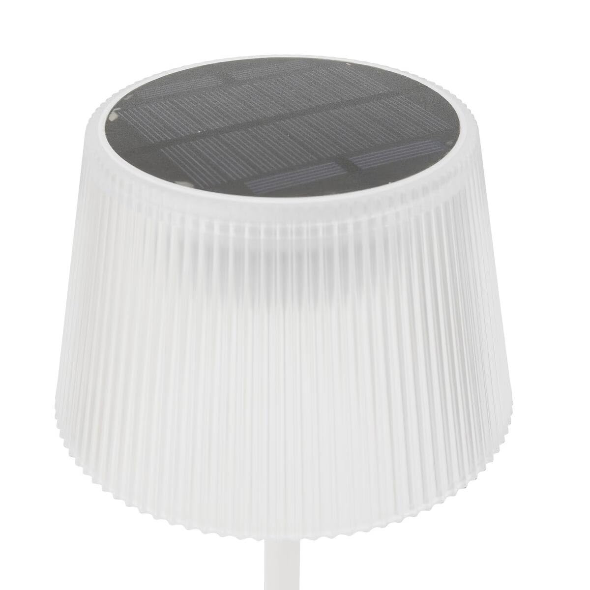 Atmosphera Créateur d'intérieur - Lampe Solaire à LED Katy 30cm Blanc