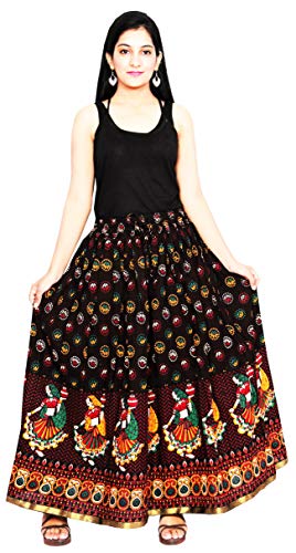 Image of Premium Polyester Long Skirt for Women, Free Size