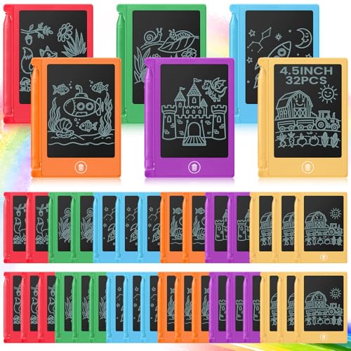 Zhehao 32-Pack 4.5" LCD Writing Tablets