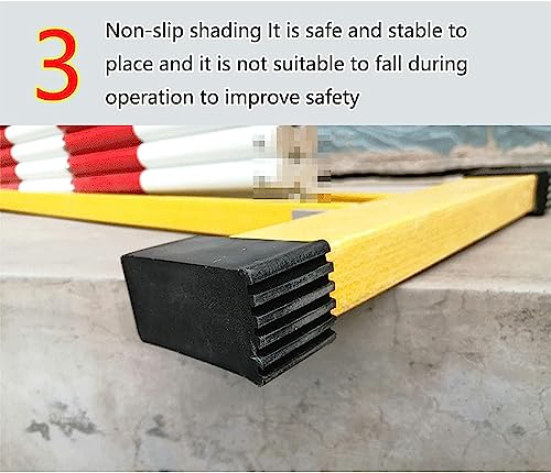 Clôture mobile pliable jaune pour balisage de zone de construction et sécurité publique