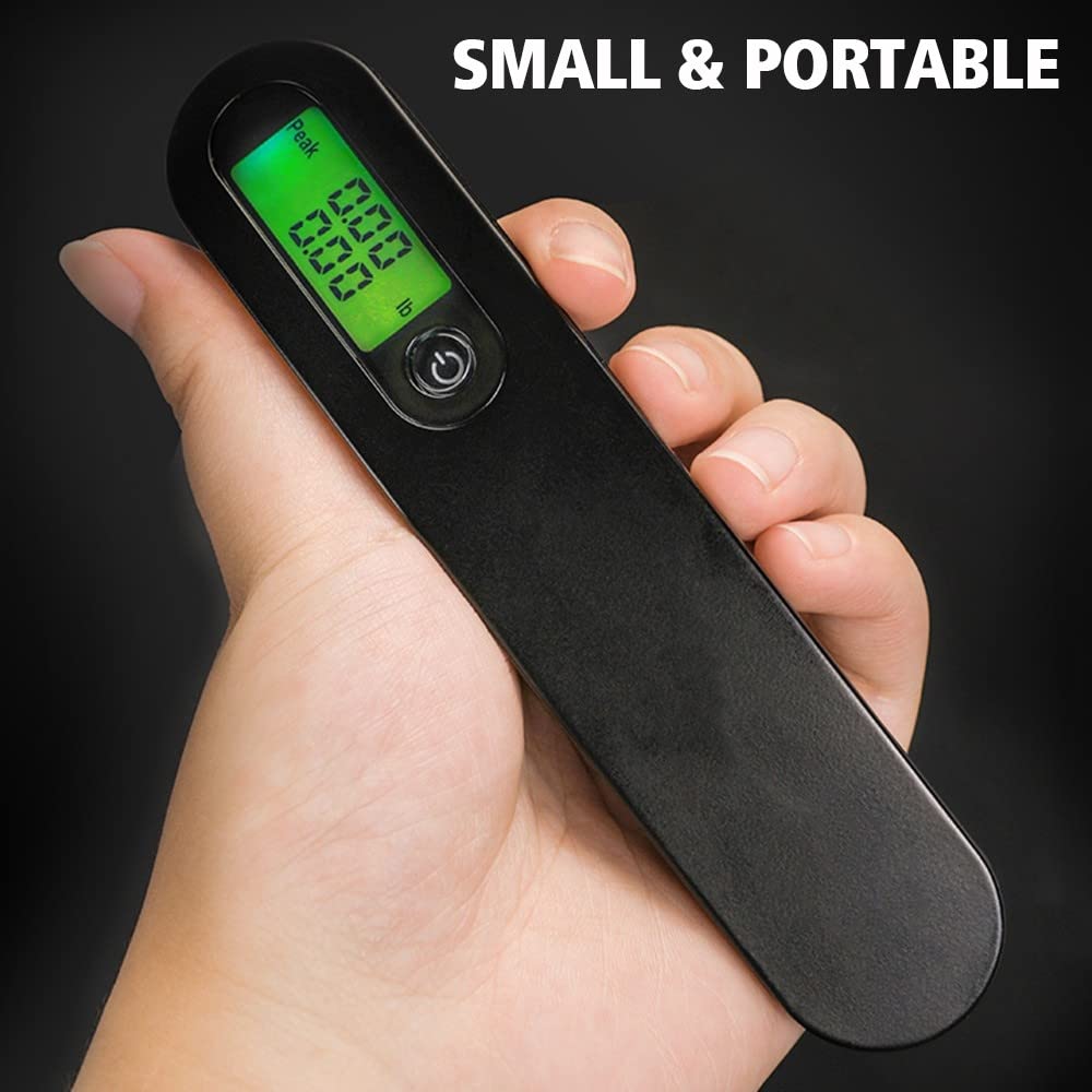MiOYOOW Bogenschießen Bogenwaage 110 lbs Digital Compound Recurve Scale Tragbare Gepäckwaage mit LED-Anzeige für Indoor- oder Outdoor-Bogenschießen