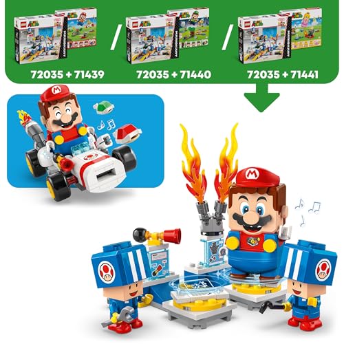 Image of LEGO Super Mario: Mario Kart - Toad's Garage, Nintendo Character Gift, Customizable Toy 72035