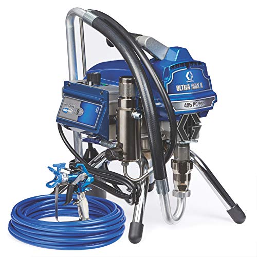 Graco Ultra Max II 495 PC Pro Electric Airless Paint Sprayer Stand 17E855