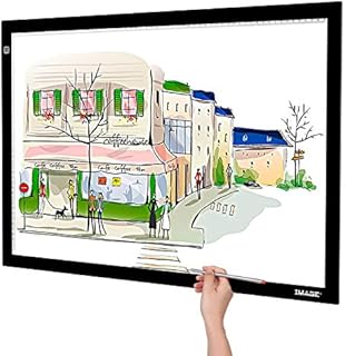 A2 Light Box, Large Size Tracing Light Pad, Ultra-Thin LED Light Board Stepless Brightness and Flicker-Free Design, Perfect for Drawing, 2D Animation, Calligraphy, Embossing, Sketching Tattoo