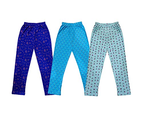 Image of KAYU Kids 100% Cotton Printed Capri for Girls - Regular Fit [Pack of 3]