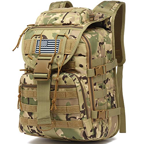 Camo Tactical Backpack for Men, Mil…