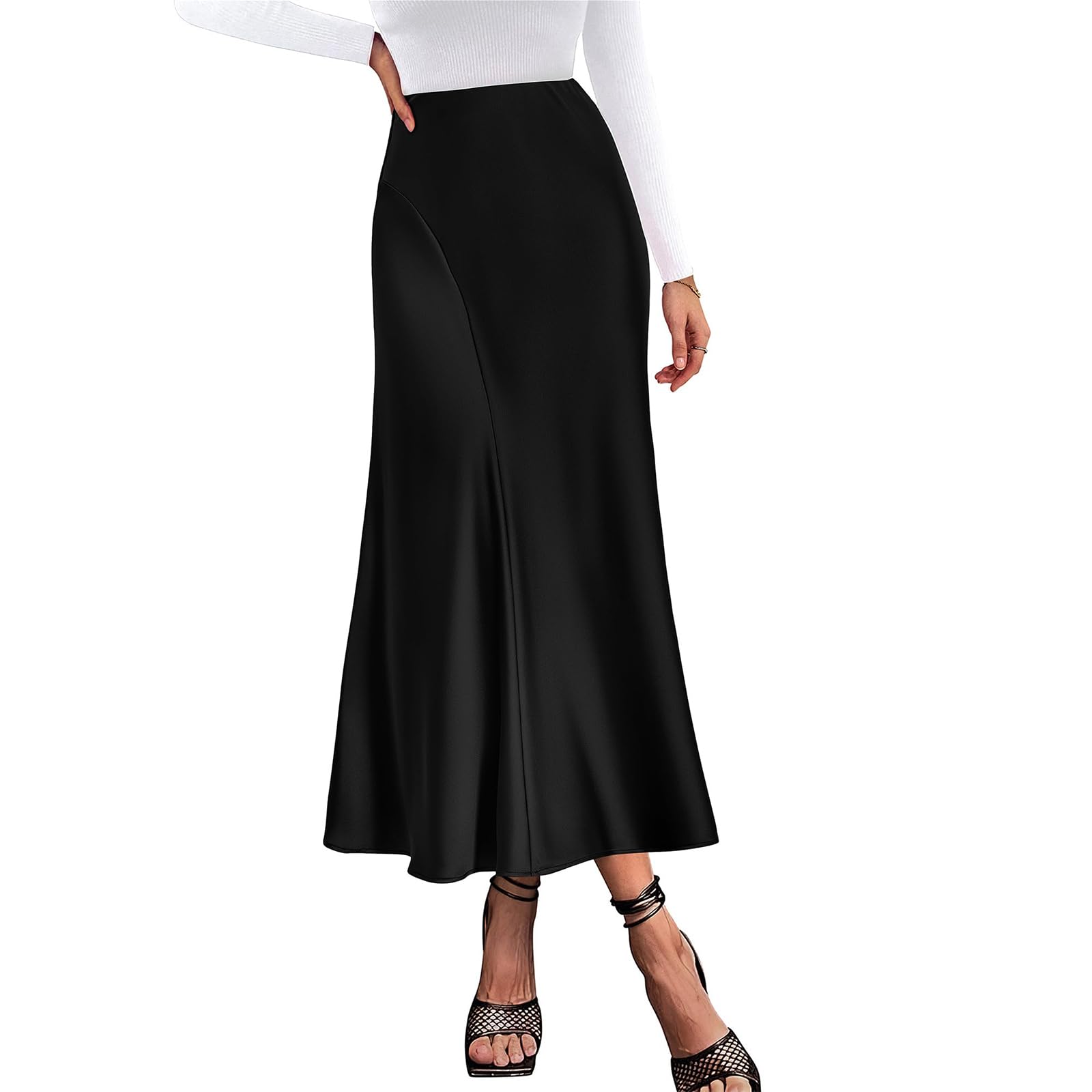 Robe noire voile Apart T 38 entièrement doublée, bretelles réglables