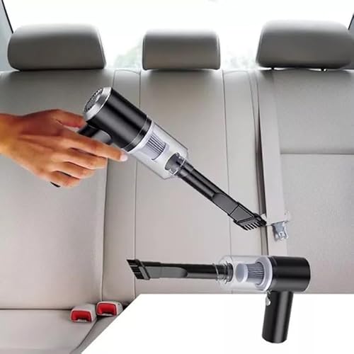 Mini Aspirador De Pó 3 em 1 a Vacuo Usb Portátil Recarregavel Carro Colchao Sofá Sem fio Soprador mu