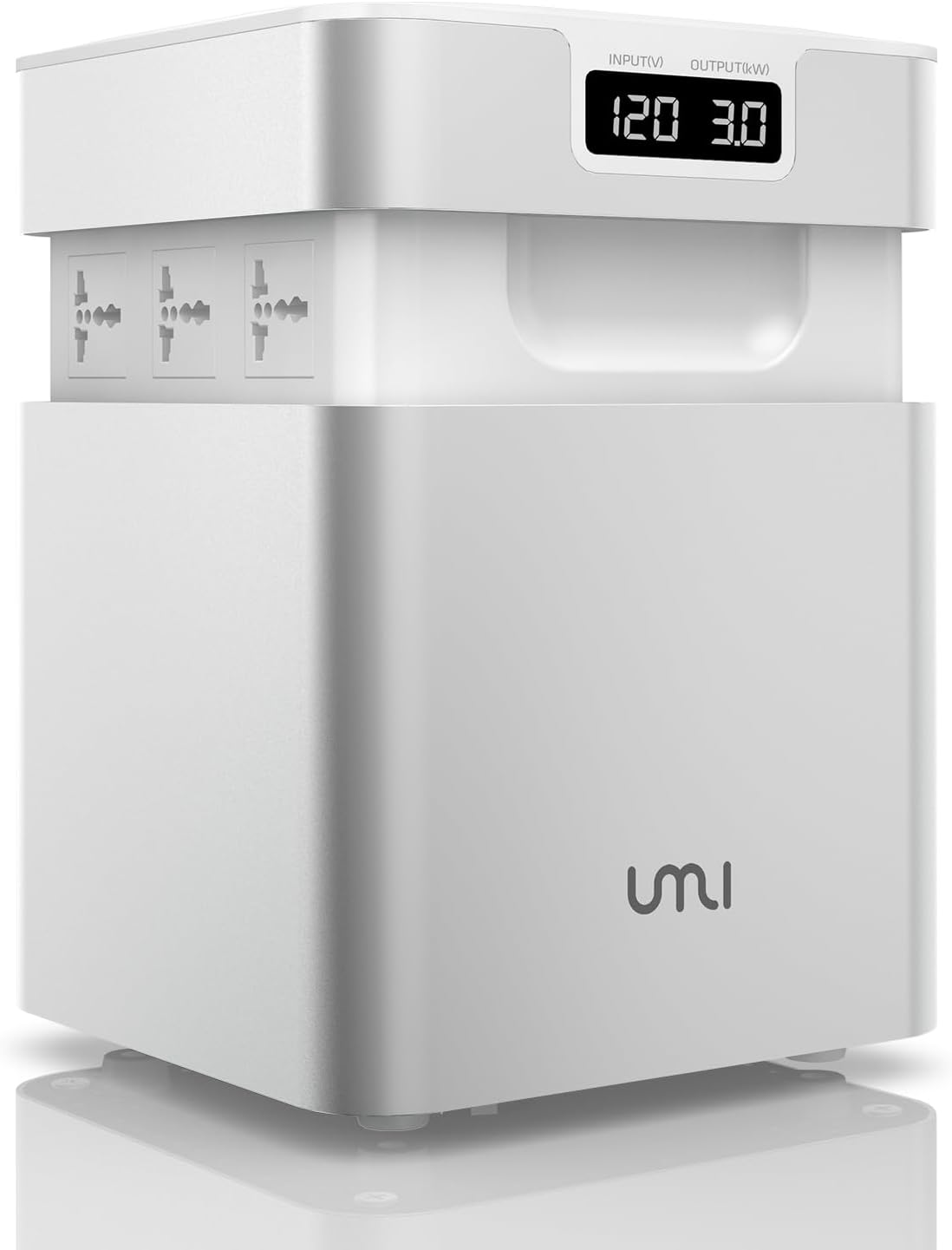UMI 110v to 220v Converter Step Up 3000W Home Industrial Use Europe to US