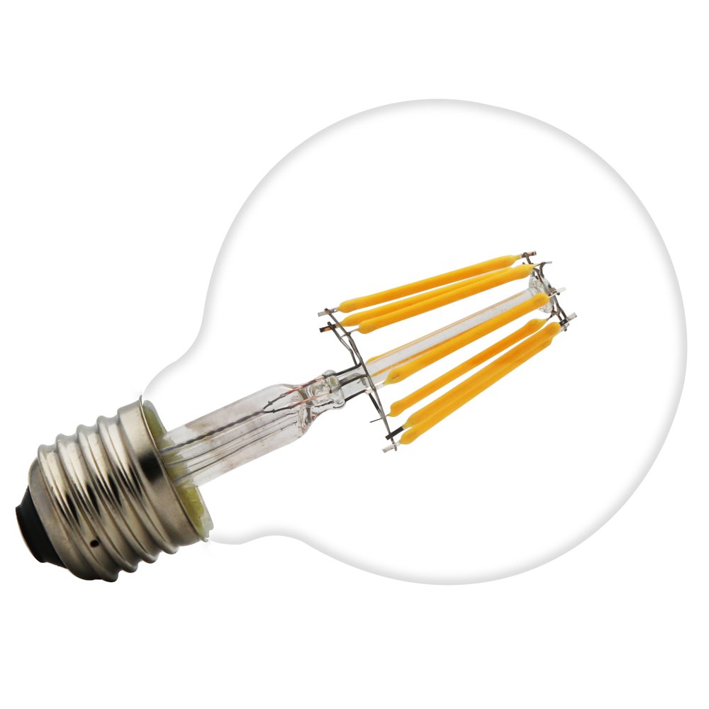 Mengjay 10x E27 LED G80 8W Filament Glühbirne Edison Vintage Glühlampe Lampe Birne Warmes Licht 2200-2300K 780LM, Ideal Für Nostalgie und Antik Beleuchtung