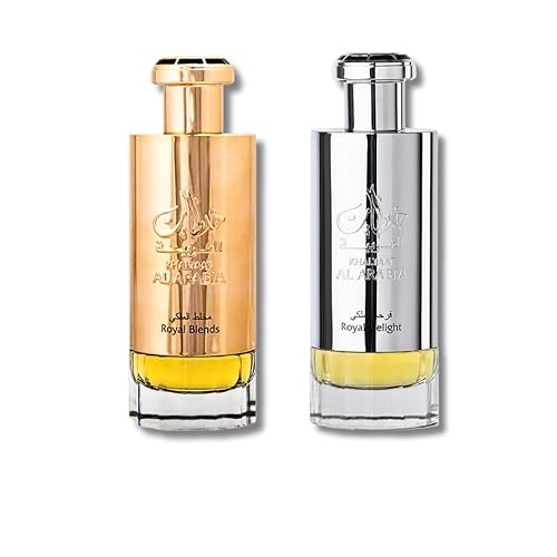 Lattafa Khaltaat Al Arabia Royal Blend & Khaltaat Al Arabia Royal Delight EDP - 3.4 fl oz (3.4 oz) I (PAQUETE DE VALOR)
