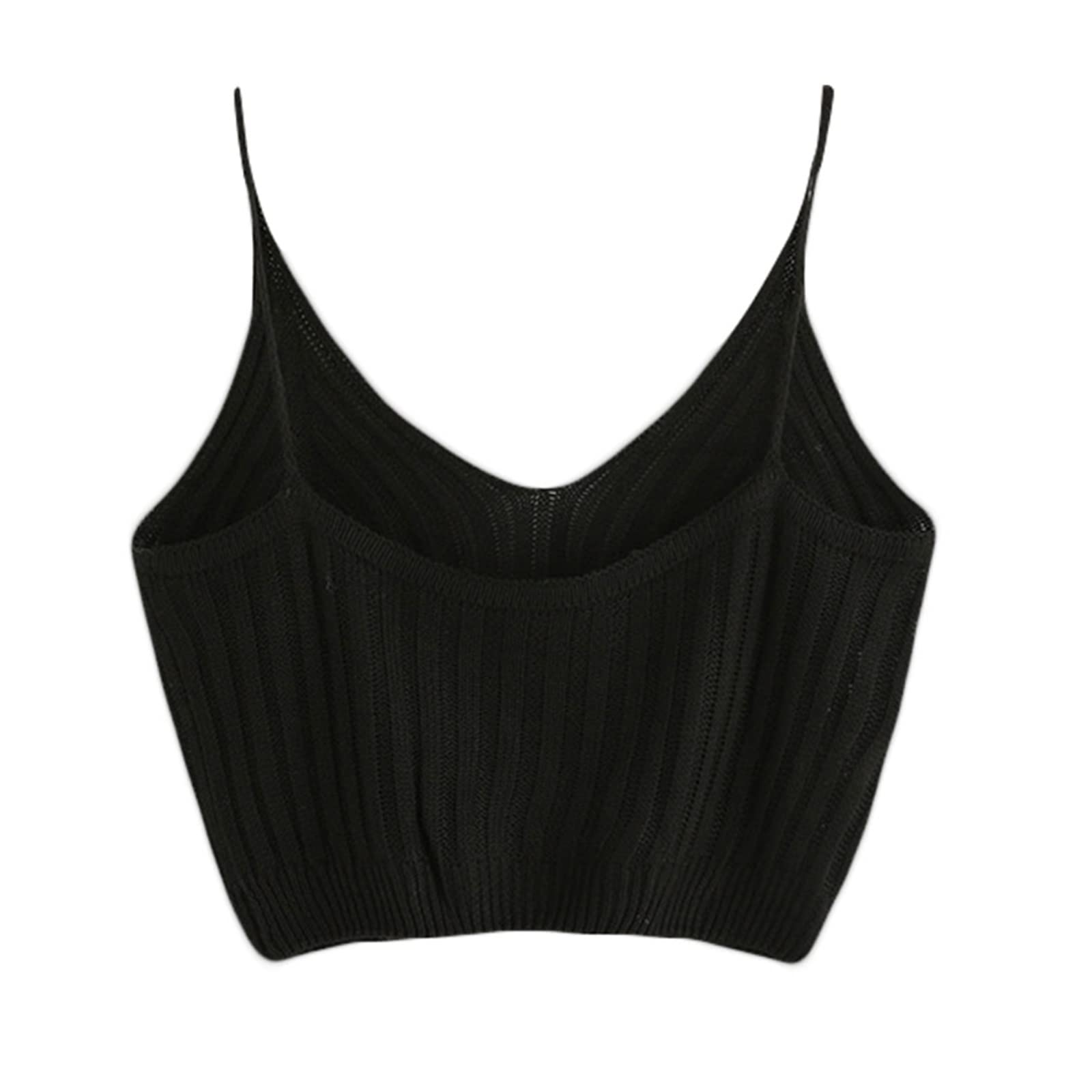Damskie letnie podstawy Seksowne zasznurowane bez rękawów Crop topy Bawełniane miękkie podkoszulki Kostiumy kąpielowe (Color : A, Size : Medium)