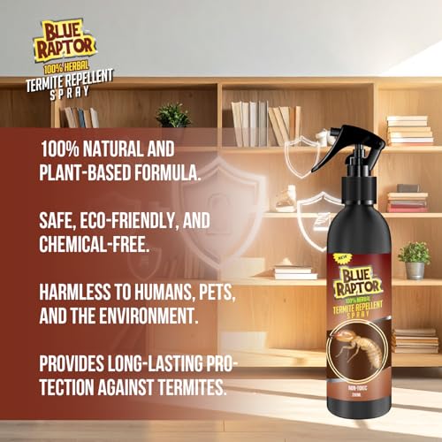 Image of Home Secure Termite Repellent Spray | 10 Minute Formula | Targets & Wipes Out Entire Colony | Plant-Based, Non-Toxic, Long-Lasting Protection | Safe for Home & Furniture | 200ml (Pack of 1)