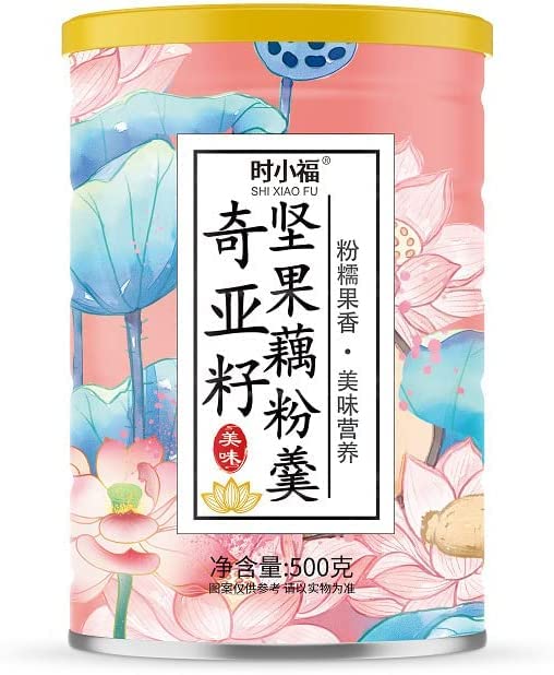 Chia noot en Fruit Lotus Wortel Poeder Soep (500 g), Witte Schimmel Lotus Wortel Poeder Soep, Rose Lotus Wortel Poeder… - Image 8