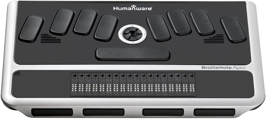 HumanWare BrailleNote Apex BT 18 Braille Notetaker