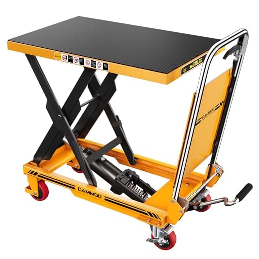 Foldable Hydraulic Lift Table Cart 500 lbs