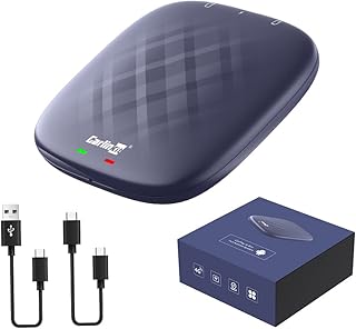 CarlinKit AI Box Plus, Android 11, 4G+64GB, Support Netflix, YouTube etc, 3-in-1CarPlay Adapter, Wireless CarPlay/Wireless Android Car, QCM 6125, 8-Core, For OEM Wired CarPlay Cars