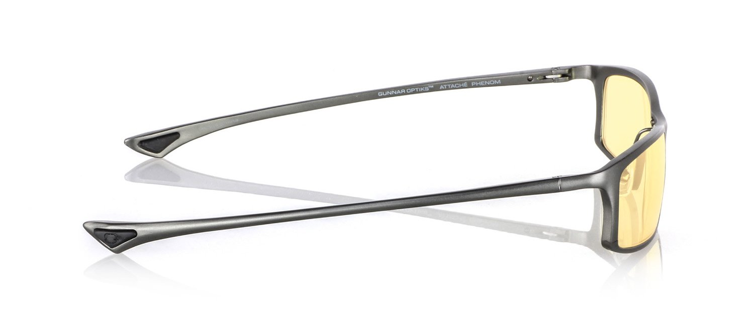 Gunnar Optis Phenom Graphite okulary do wyświetlacza komputera szare