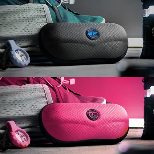 Image of BLUPOND Sunglasses Case Semi Hard EVA Shell with Metal Hanging Hook Belt Clip Sun Glasses Storage