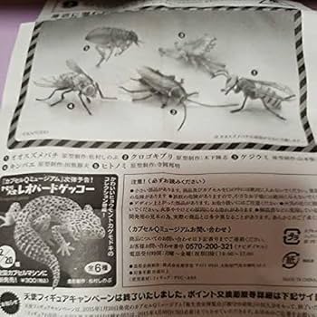 Amazon.co.jp: 海洋堂 カプセルQ 衛生害虫博覧会 身近に潜む生活