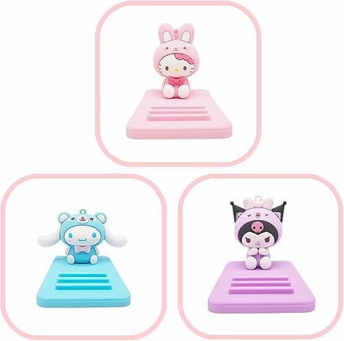 Miniatura 4 de Sicpfuj Bonito soporte de teléfono para escritorio, soporte de teléfono celular para niñas, compatible con todos los teléfonos móviles